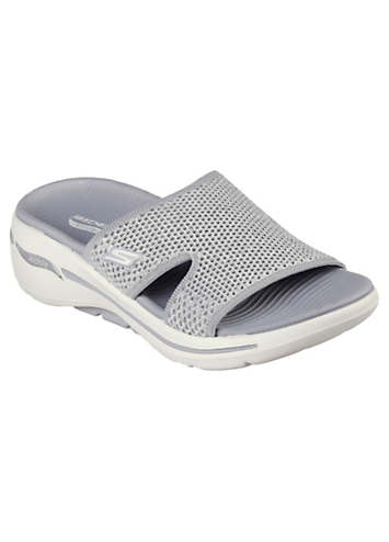 Skechers Grey Go Walk Arch Fit Joyful Sandals Kaleidoscope