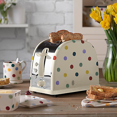 Emma Bridgewater Polka Dot Slice Toaster By Russell Hobbs