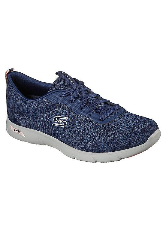 Skechers Womens Dark Blue Arch Fit Refine Lavish Wish Trainers