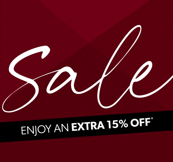 Enjoy an extra 15% off* sale