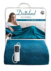 Dreamland Luxury Velvet Tartan Heated Overblanket | Kaleidoscope