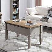 Sierra Grey & Pine Coffee Table