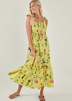 Accessorize Botanical Print Maxi Dress