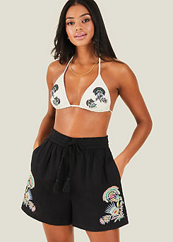 Accessorize Embroidered Shorts