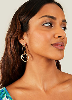 Accessorize Triple Drop Earrings