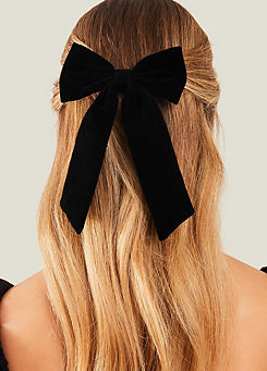 Accessorize Velvet Bow Hair Clip
