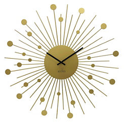 Acctim Brielle Metal Brass Wall Clock