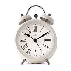 Acctim Shefford Buttermilk Cream Alarm Clock Roman Numerals