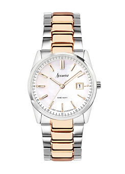 Accurist Ladies Everyday Two Tone Stainless Steel Bracelet 30mm Watch