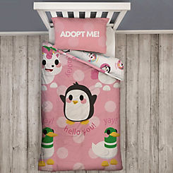 Adopt Me! Roblox Hugs Single Duvet Cover Set