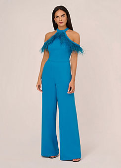 Adrianna by Adrianna Papell Stretch Crepe Jumpsuit