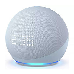 Amazon 2022 Echo Dot Smart Speaker with Clock and Alexa Voice Recognition & Control, 5th Generation, Blue