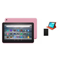 Amazon Fire 7.7 Inch 16GB WiFi Tablet - Pink (2022)