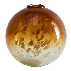 Amber Glass Vase