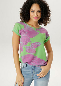 Aniston Floral Print T-Shirt