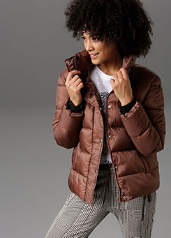 Aniston Hooded Quilted Jacket