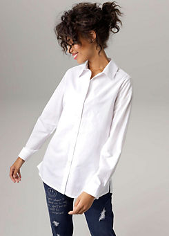 Aniston Longline Button Shirt