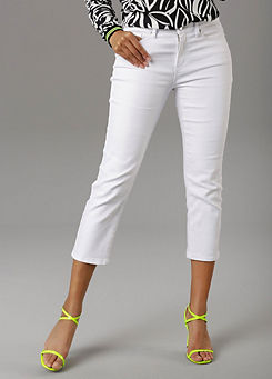 Aniston Straight Leg Capri Jeans
