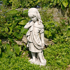 Antique Stone Effect Lucy Statue - 61 cm