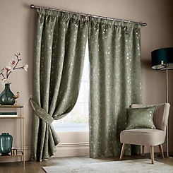 Ashley Wilde Hertford Pair of Lined Pencil Pleat Curtains