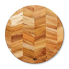 Barbary & Oak Round Acacia Wood Chopping Board