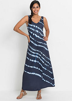 Batik Print Maxi Dress