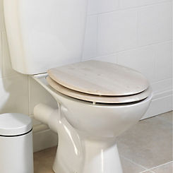 Beldray Oak Wooden Toilet Seat