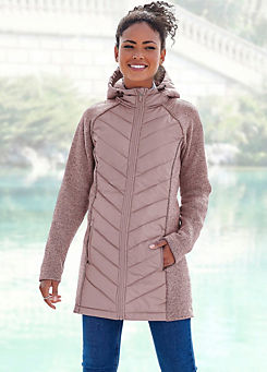 Bench Hooded Long Quilted Jacket