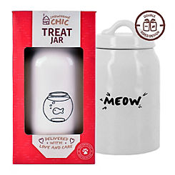 Best in Show Meow Fish Bowl Cat Treats Jar