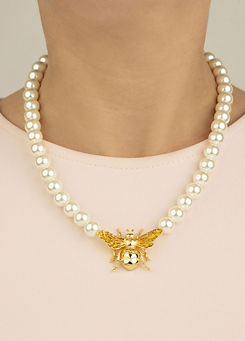 Bill Skinner Queen Bee Pearl Necklace