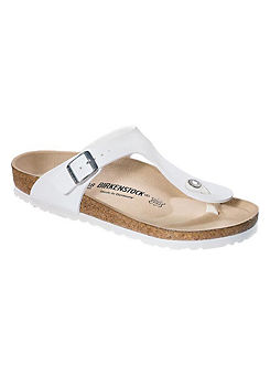 Birkenstock White Gizeh Sandals