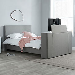 Birlea Plaza Grey TV Bed