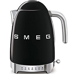 Black KLF04BL Temperature Controlled Kettle by SMEG