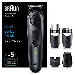 Braun Beard Trimmer Series 5 BT5420 - Trimmer for Men with Styling Tools