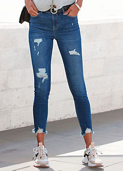 Buffalo Distressed Skinny Jeans