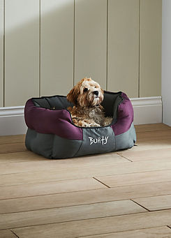 Bunty Anchor Purple Water Resistant, Machine Washable Dog Bed