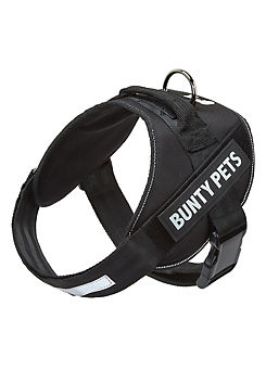 Bunty Black Yukon Machine Washable Harness with Adjustable Straps