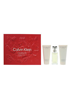 Calvin Klein Eternity For Women 3 Piece Set - Eau De Parfum 50ml, Body Lotion 100ml & Shower Gel 100ml
