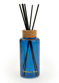 Candlelight Cabin In The Woods 200ml Tall Round Reed Diffuser with Cork Lid