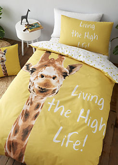 Catherine Lansfield Kids Giraffe Duvet Cover Set