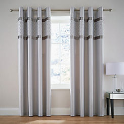Catherine Lansfield Sequin Cluster Curtains