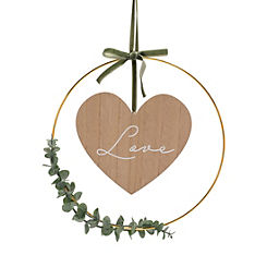 Celebrations® Love Story ’Love’ Hoop Wreath