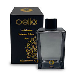 Cello Lux Statement Reed Diffuser 500ml - Antique Sandalwood