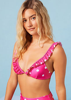 Chelsea Peers NYC Frilled Eco Bikini Top