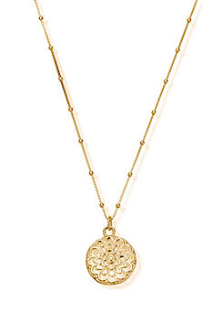 ChloBo Gold Bobble Chain Moonflower Necklace