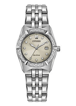 Citizen Ladies Eco-Drive Diamond Case Watch