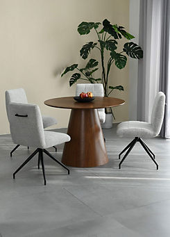 Claremont Round Dining Table & 4 Laurel Chairs
