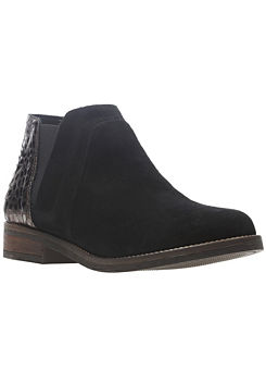 Clarks Demi Beat Suede Ankle Bootie