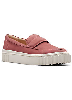Clarks Dusty Rose Nubuck Mayhill Cove Shoes