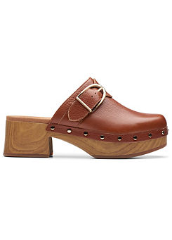 Clarks Tan Leather Sivanne Sun Sandals